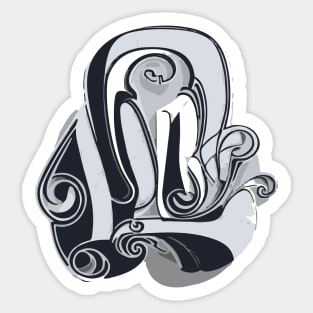 popular random pattern desing Sticker